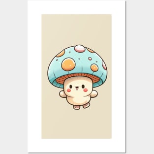 Flying Magic Mushroom Posters and Art